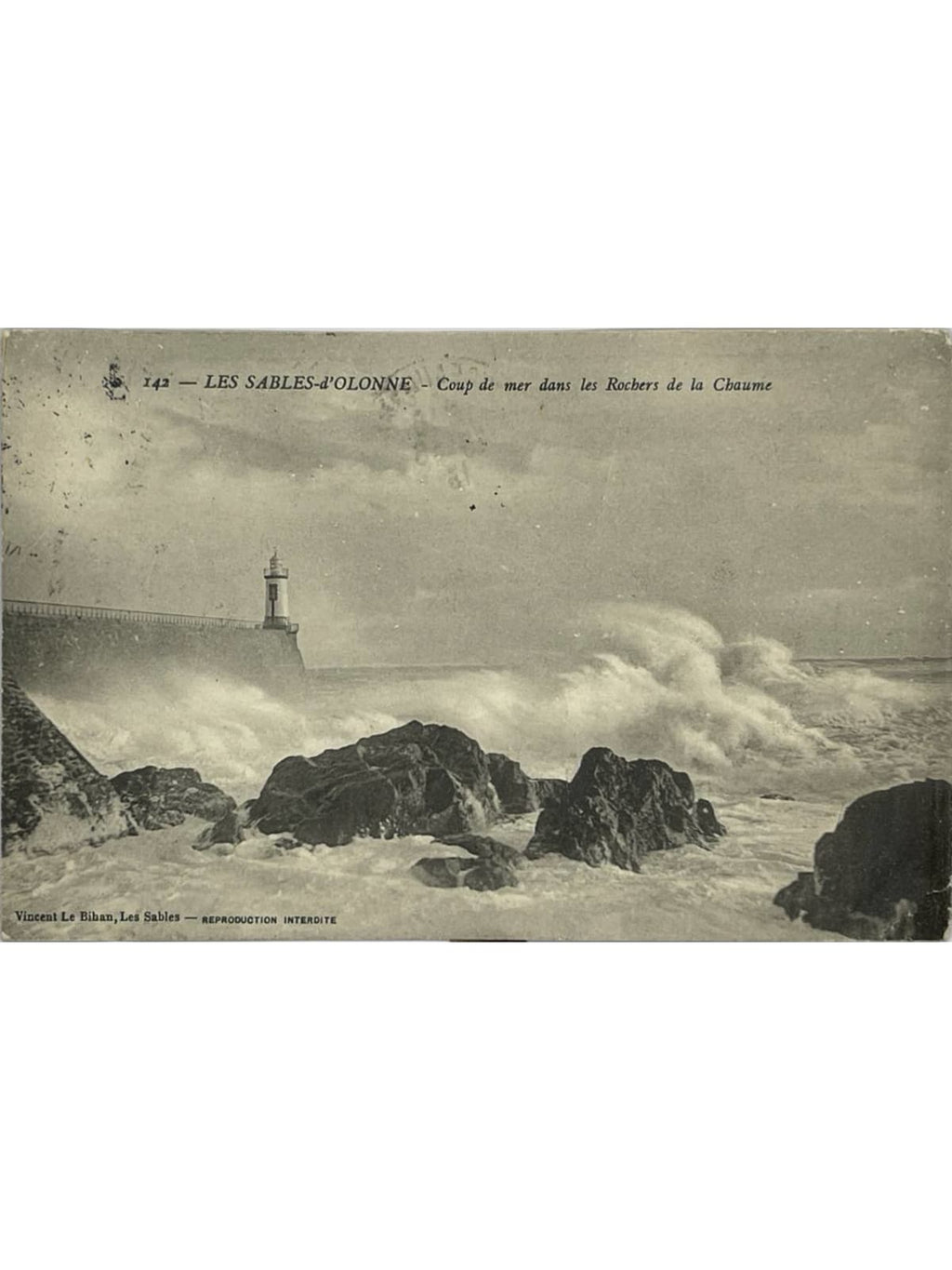 Recto de la carte postale