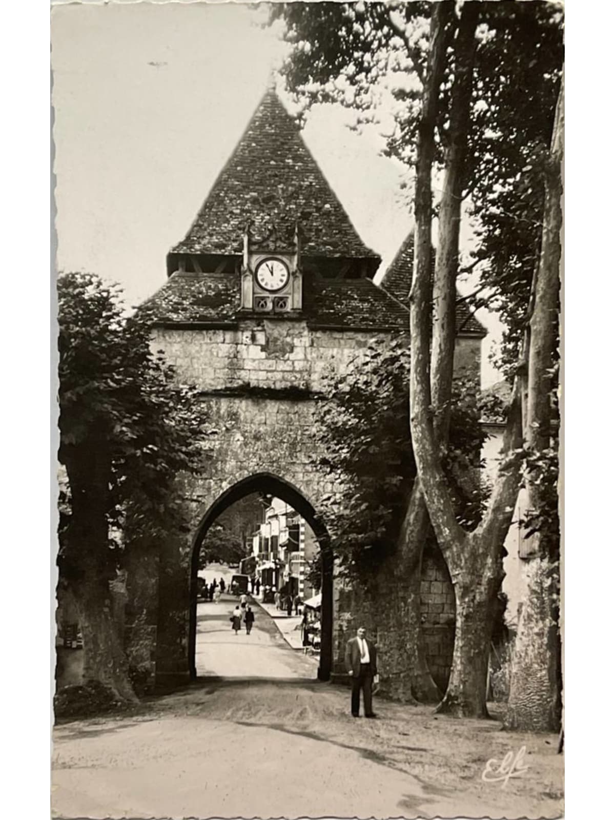 Recto de la carte postale
