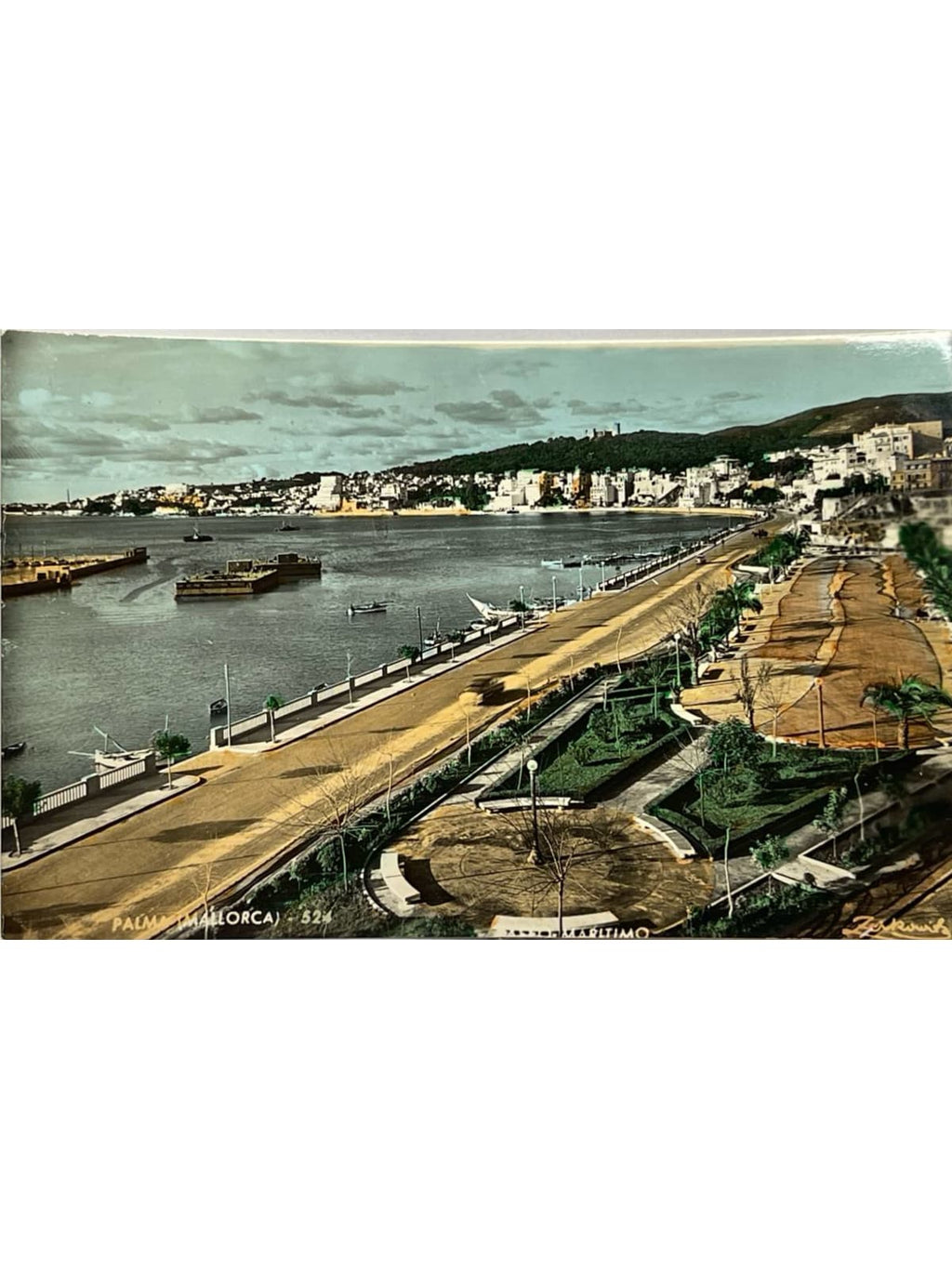 Recto de la carte postale