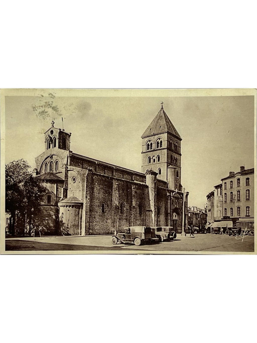 Recto de la carte postale