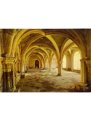 Carte postale – Abbaye de Fontenay – Salle capitulaire – Marmagne (21)