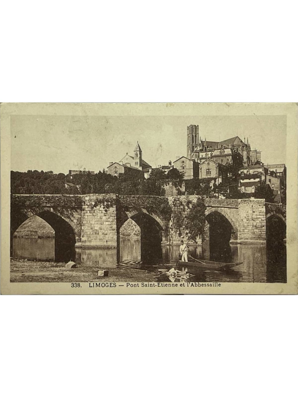 Recto de la carte postale