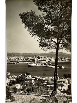 Carte postale – Palma de Majorque – Vue depuis La Bonanova, baie et cathédrale – Casa Planas n° 2053