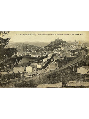 Le Puy-en-Velay – Vue générale depuis la route de Saugues – CPA n°83