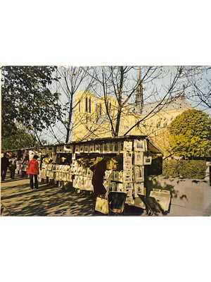 Paris – Notre-Dame et les bouquinistes – CPSM couleur années 1970