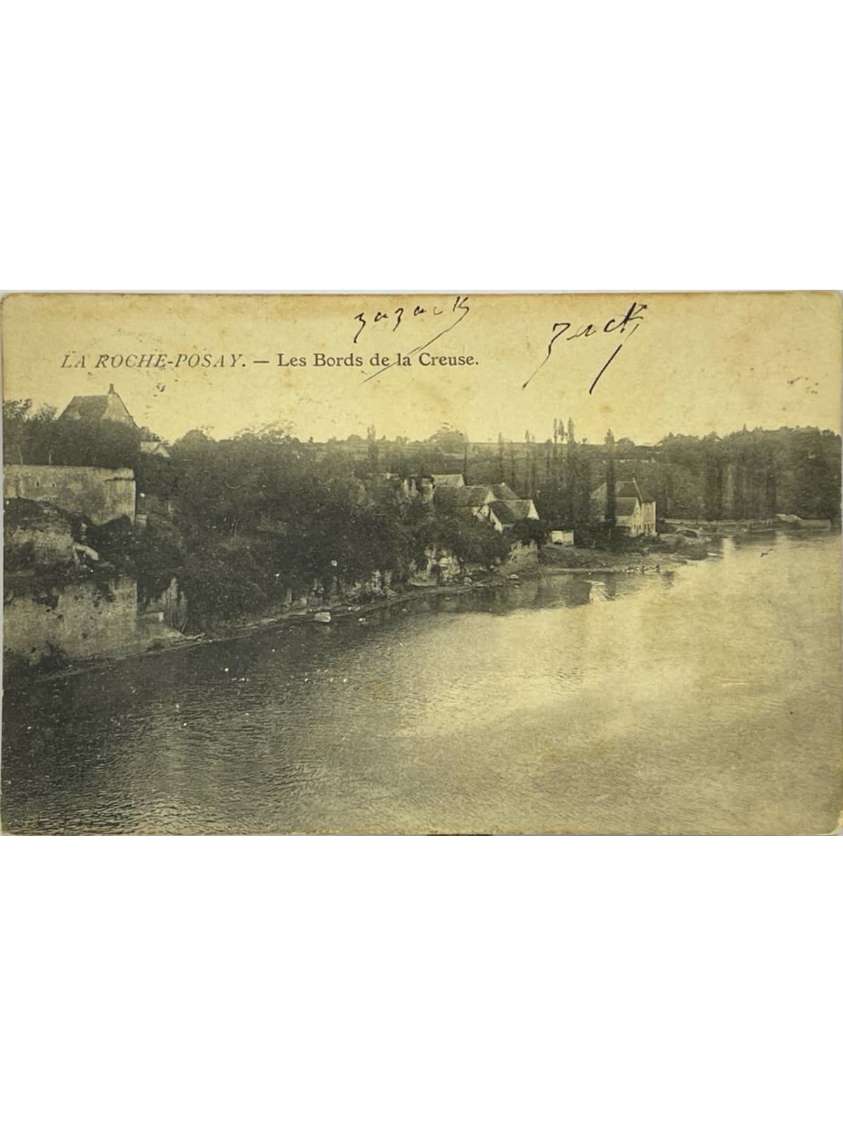 Recto de la carte postale