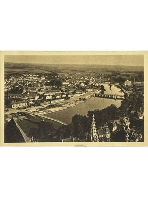 Auxerre – Vue générale côté sud, l'Yonne et ses ponts – CPSM n° 352