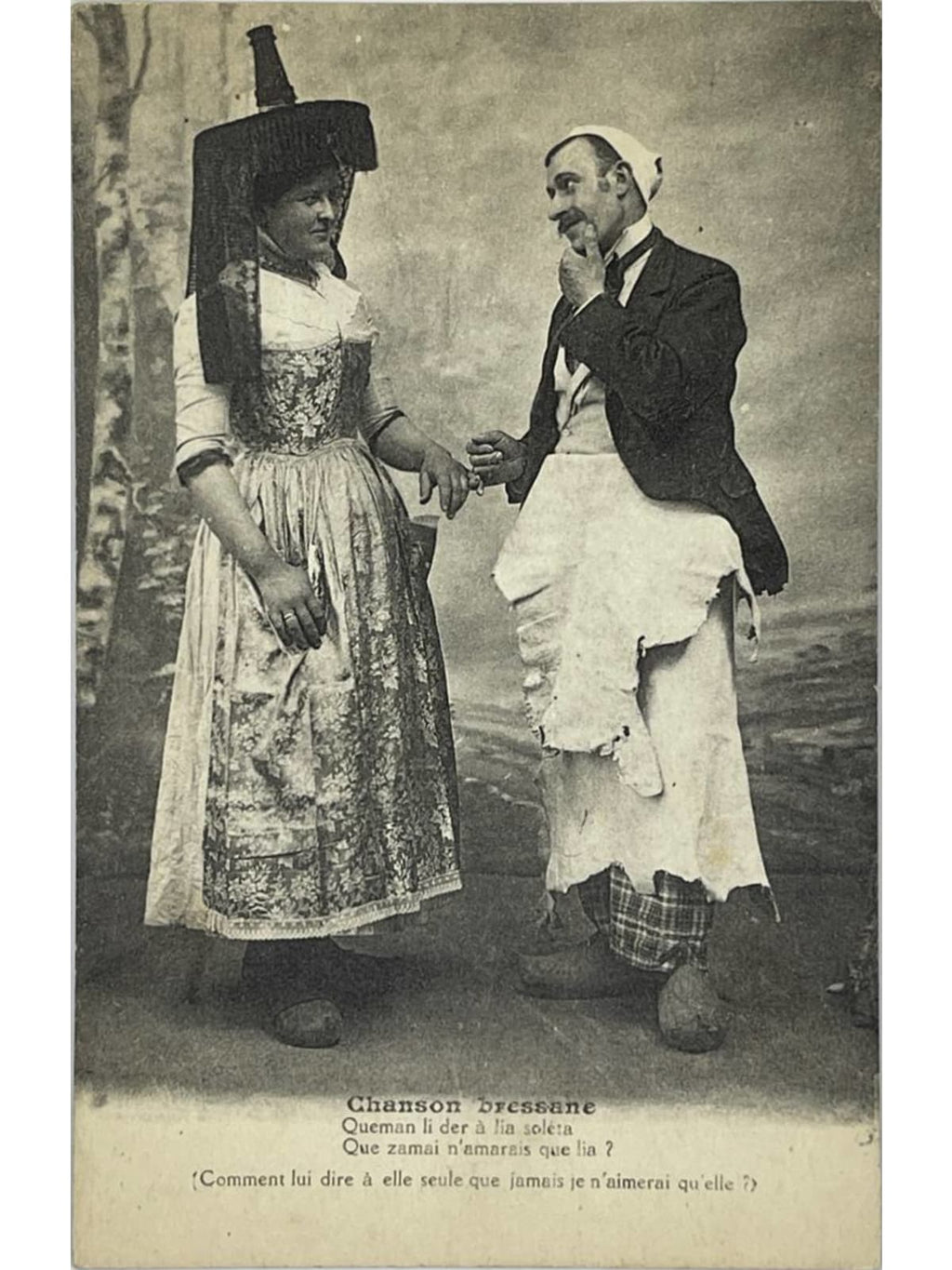 Recto de la carte postale