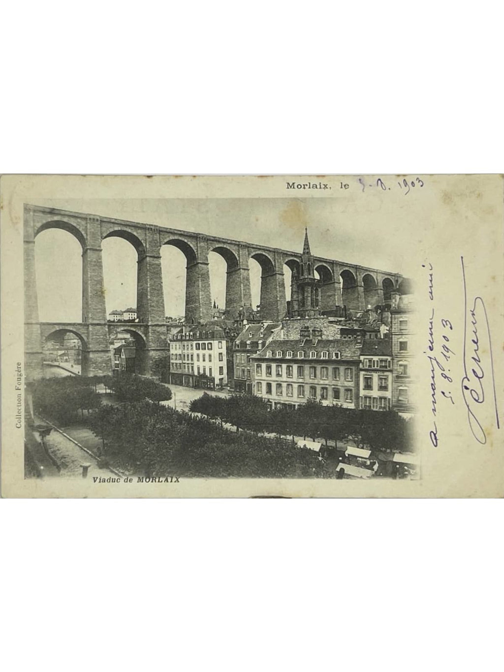 Recto de la carte postale