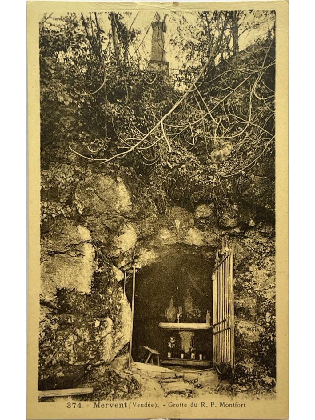 Recto de la carte postale
