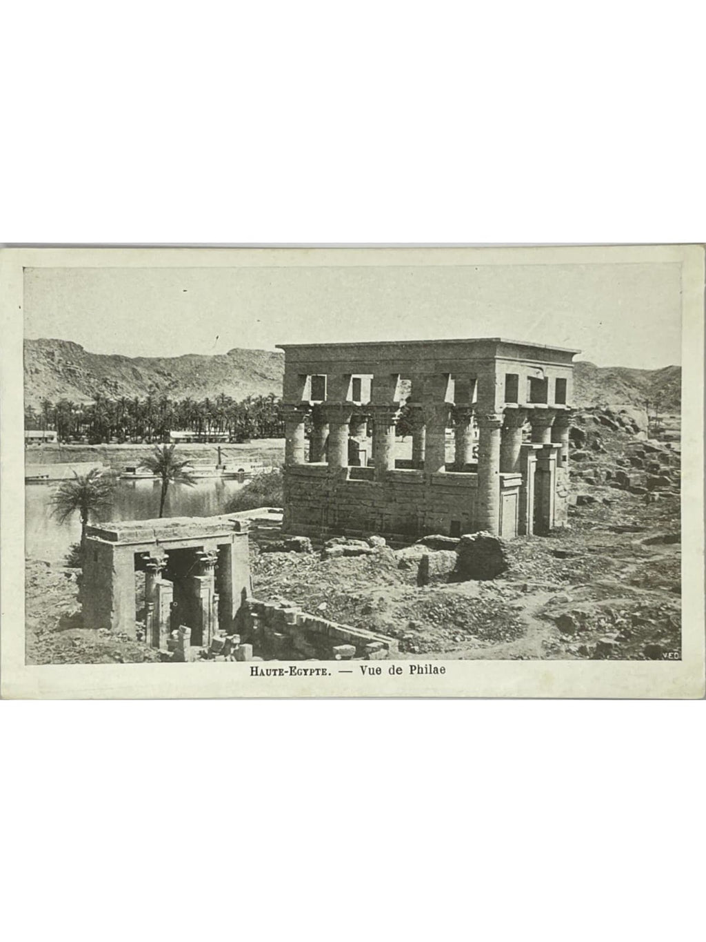 Recto de la carte postale