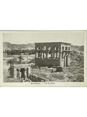 Haute-Égypte – Philae, vue du kiosque de Trajan – CPA ancienne