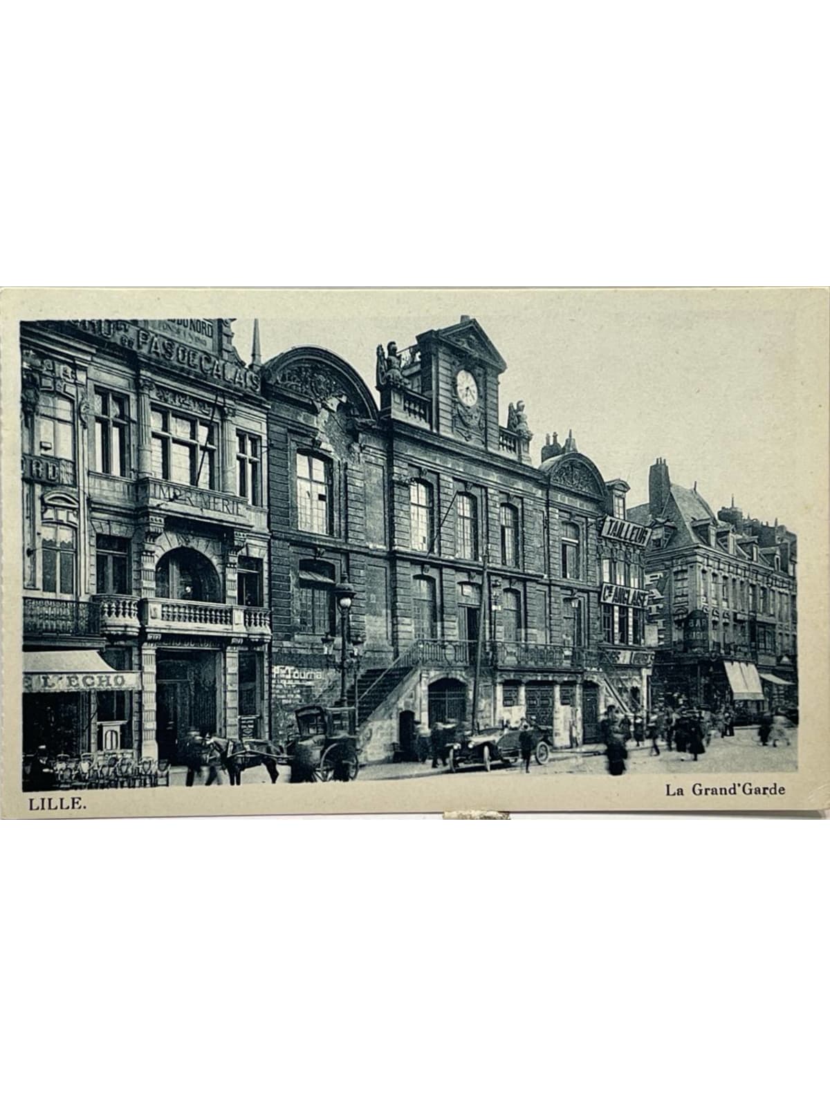 Recto de la carte postale