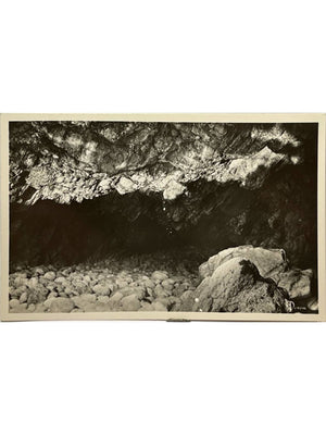 Carte postale – Morgat – Grotte des Normands, vue intérieure – Édition Roger Péron