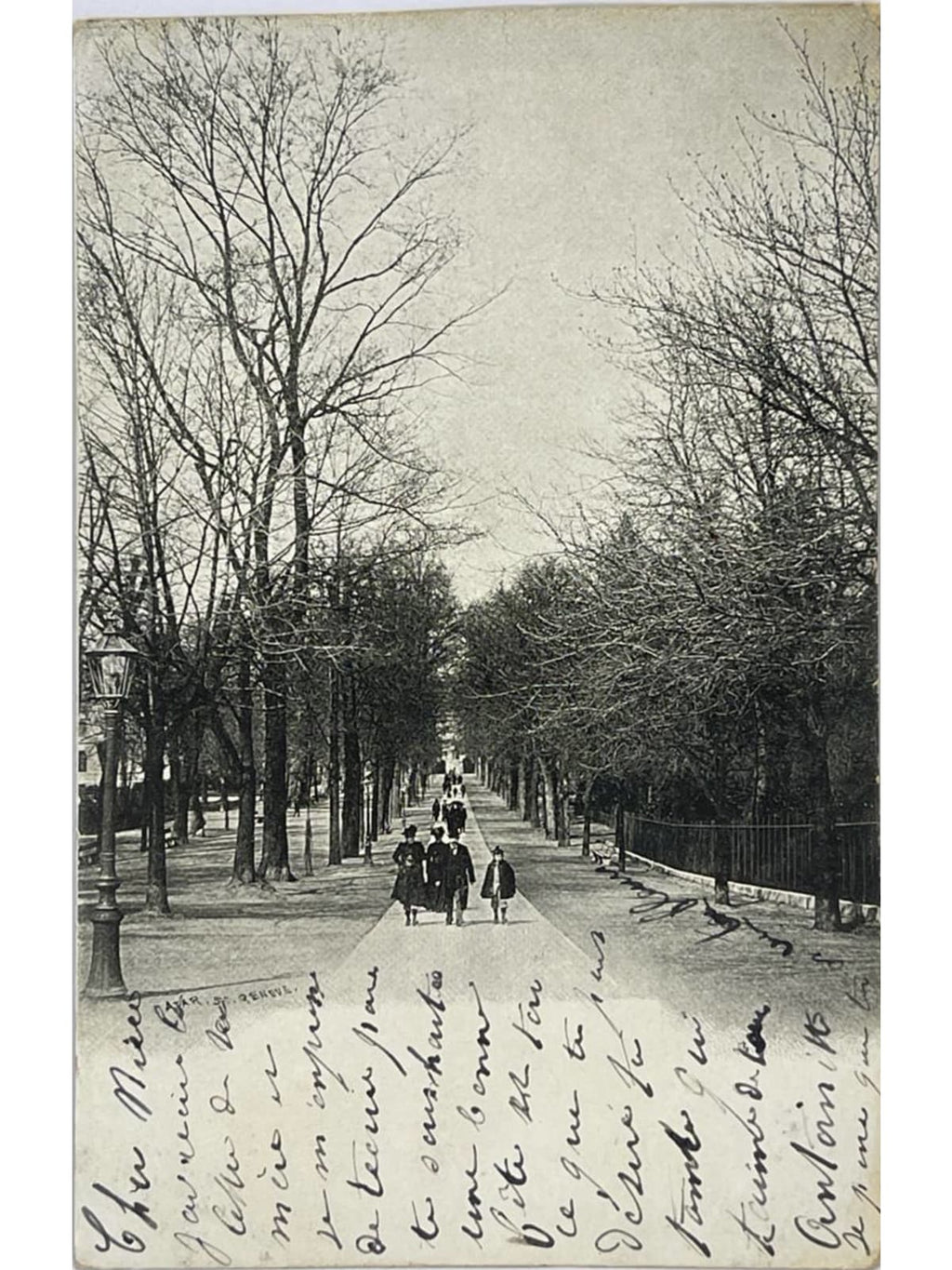 Recto de la carte postale