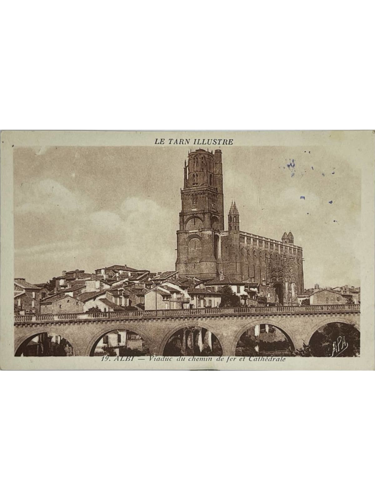 Recto de la carte postale