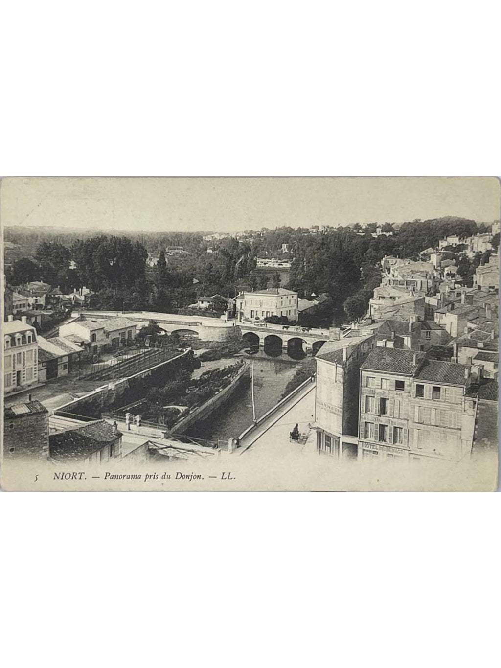 Recto de la carte postale