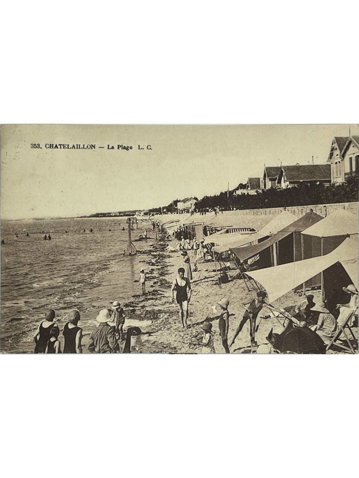 Recto de la carte postale