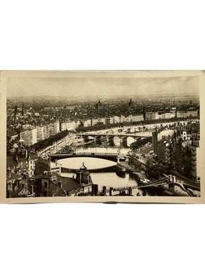 Lyon – Perspective des ponts sur la Saône – CPSM n° 3