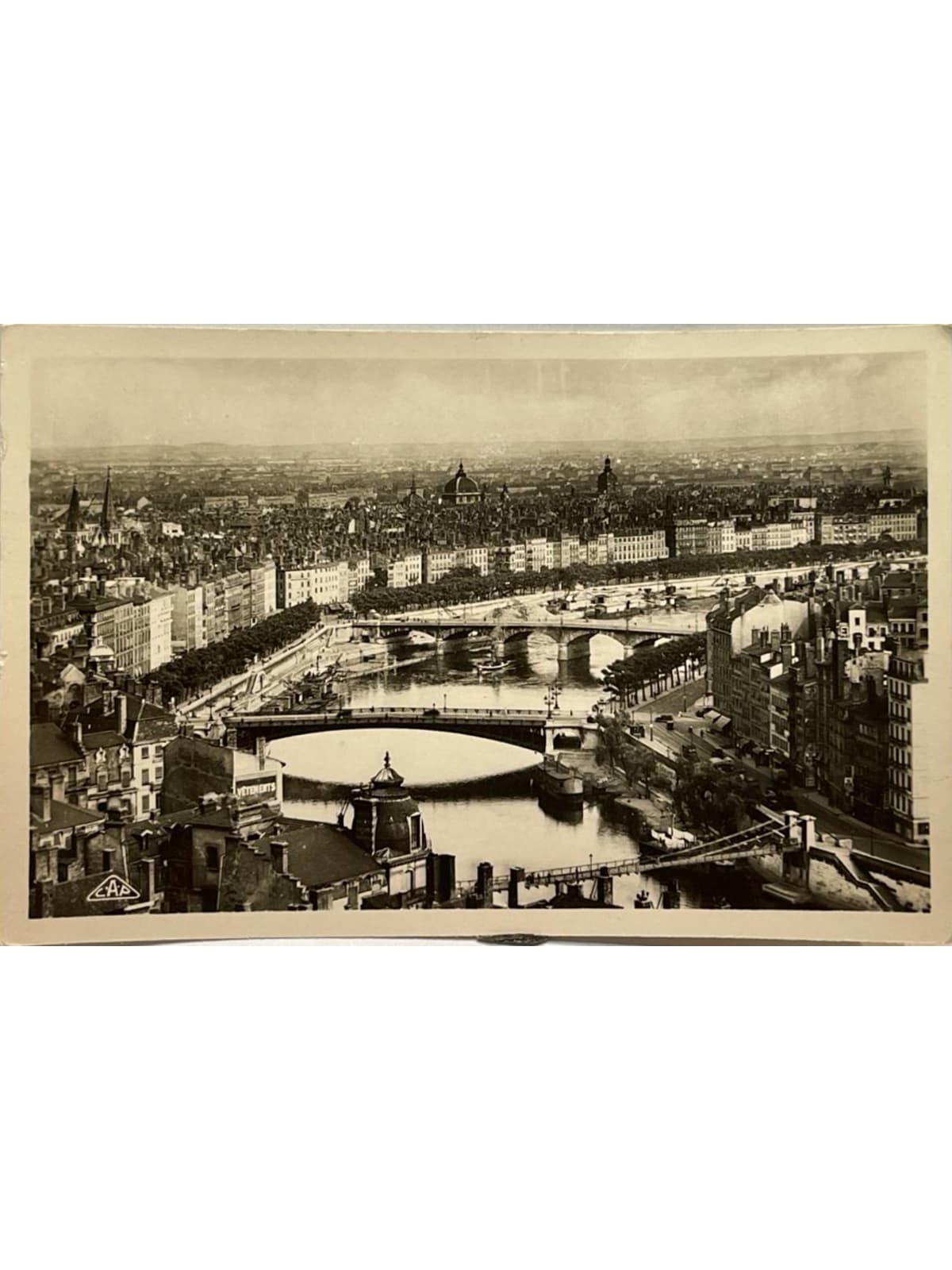 Recto de la carte postale