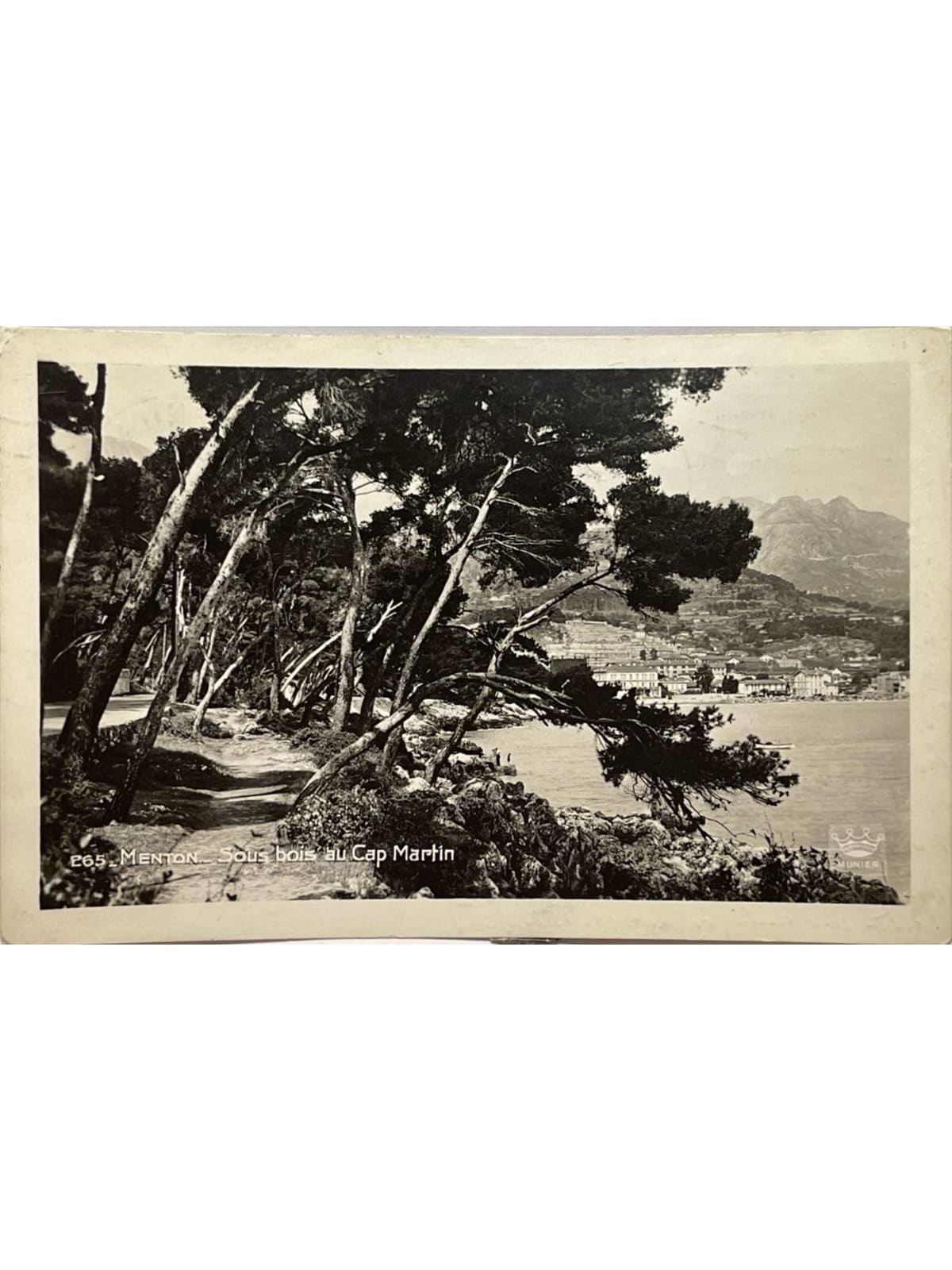 Recto de la carte postale
