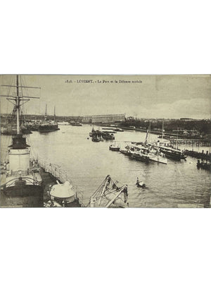 Lorient – Le Port et la Défense mobile – Carte postale ancienne n°1818