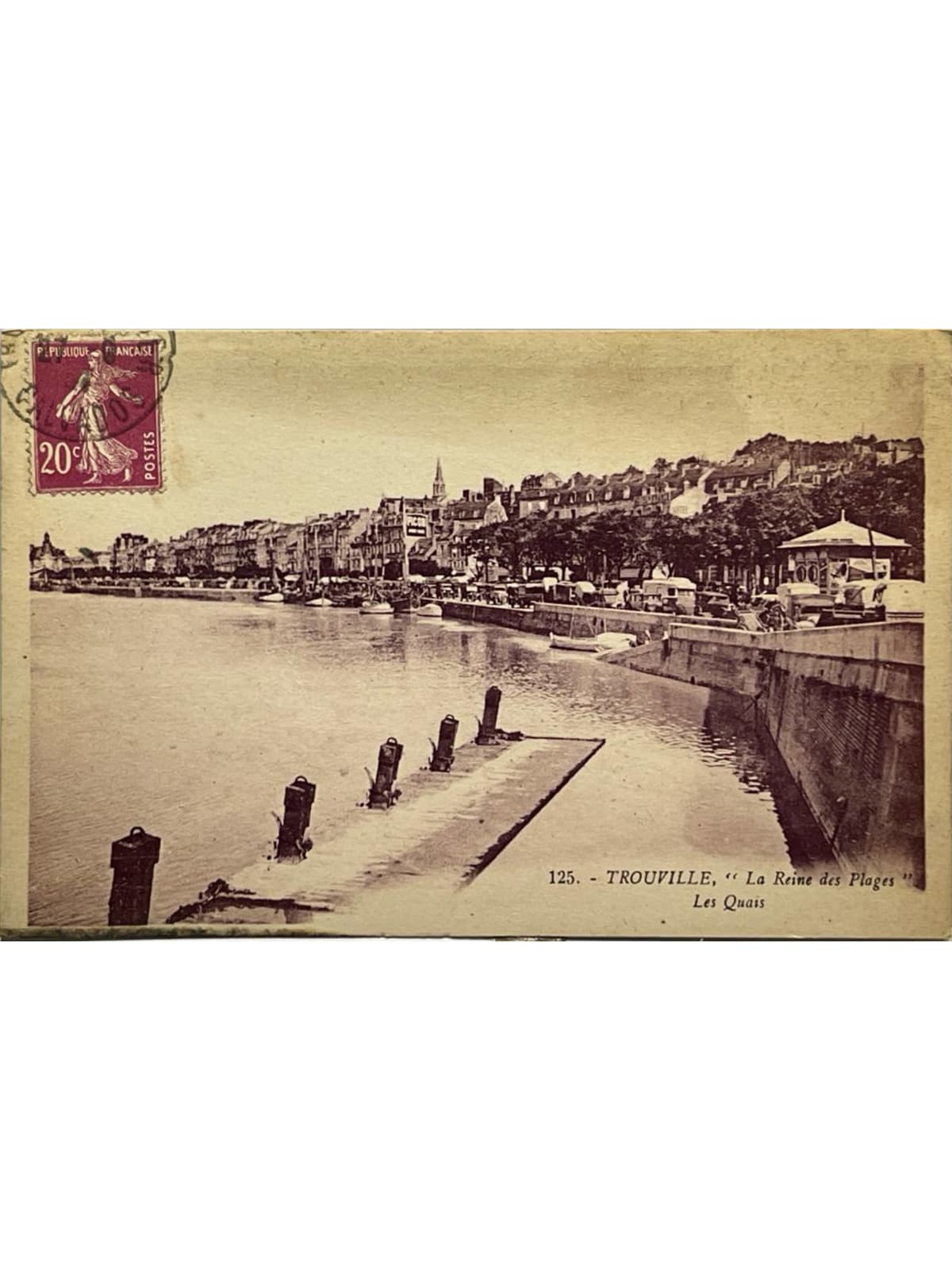 Recto de la carte postale