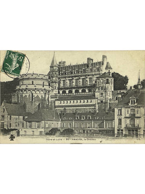 Amboise – Le château royal – CPA ancienne n° 80 L.L.