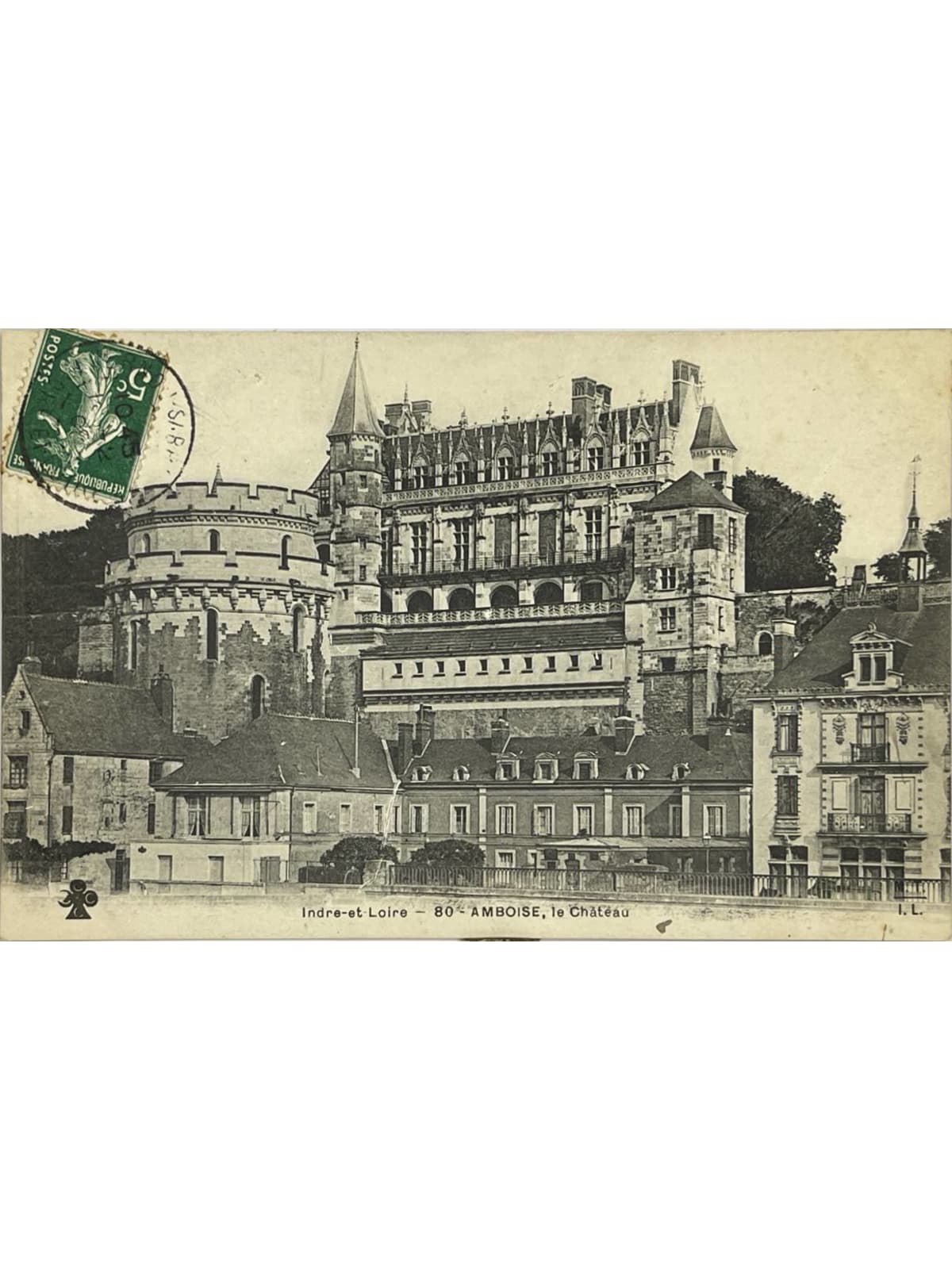 Recto de la carte postale