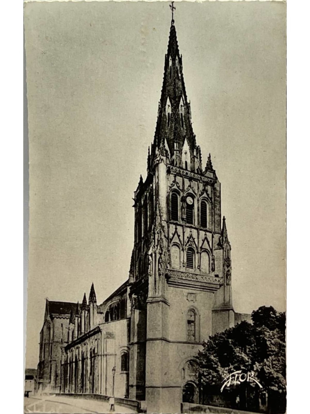 Recto de la carte postale