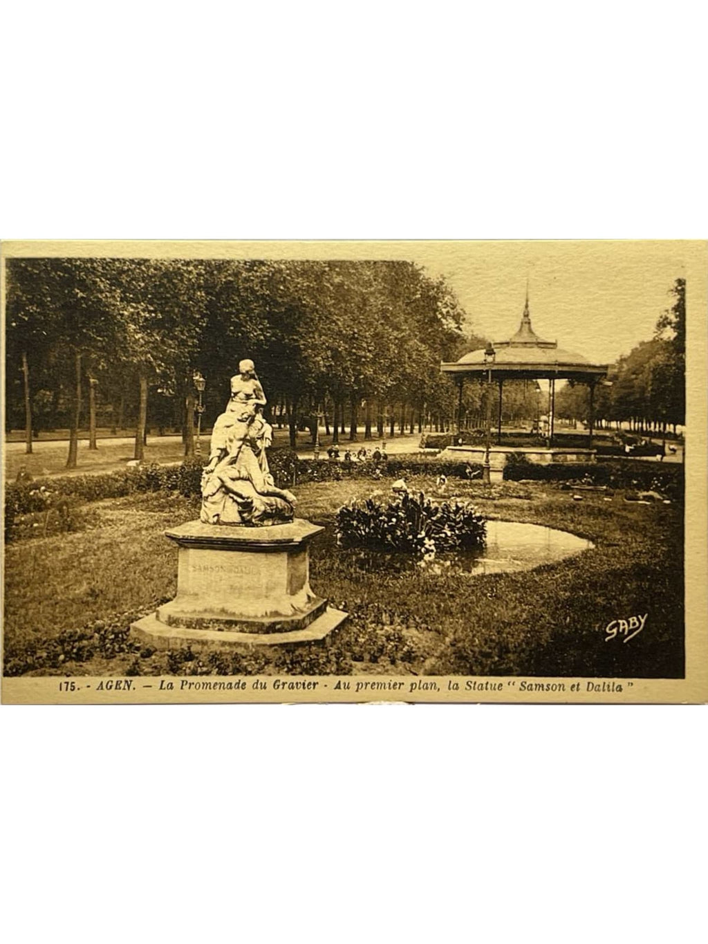 Recto de la carte postale