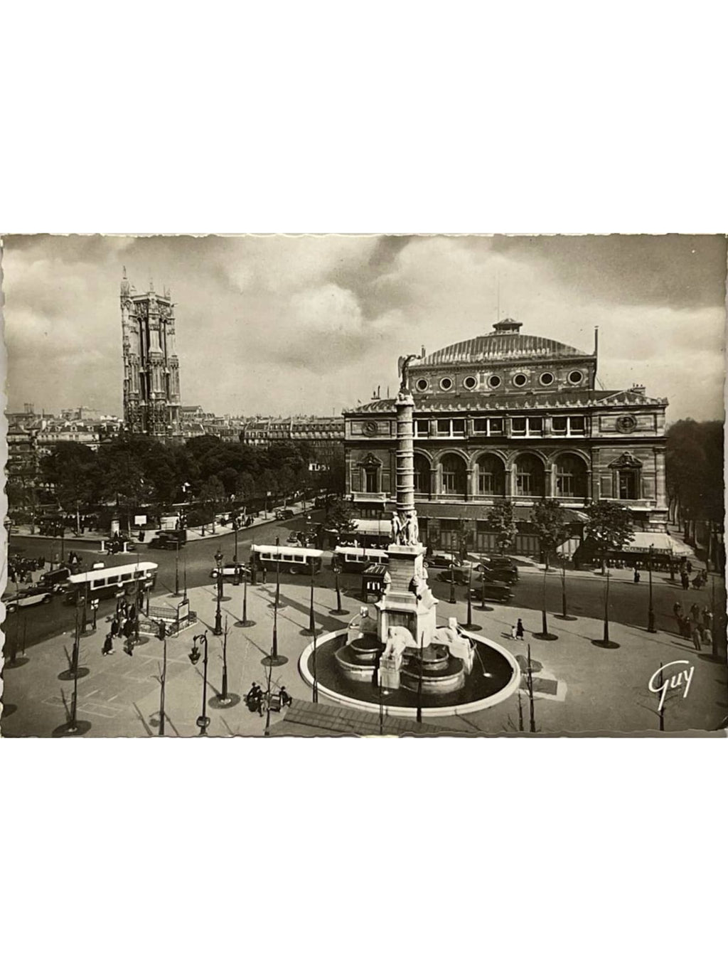 Recto de la carte postale