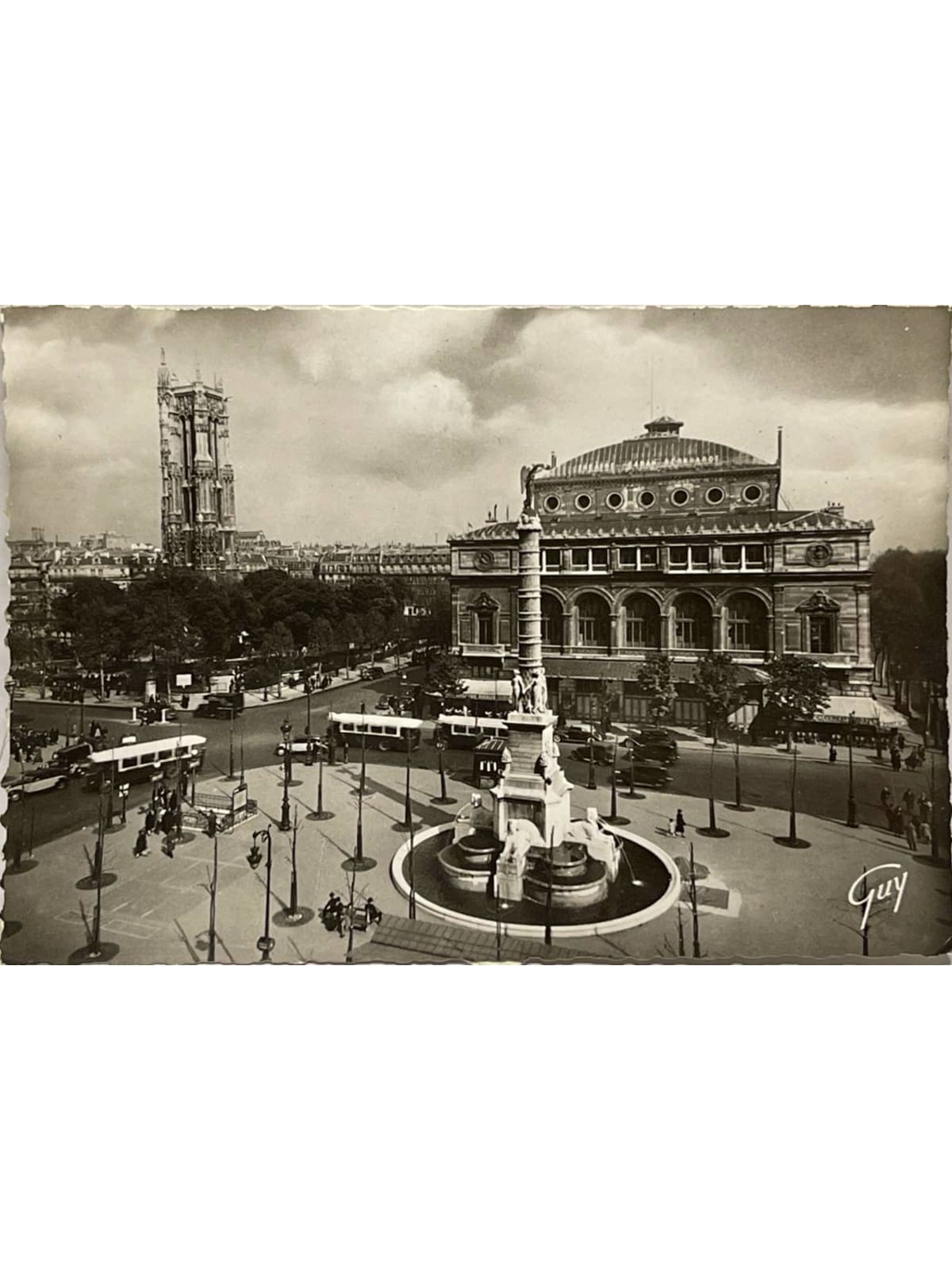 Recto de la carte postale