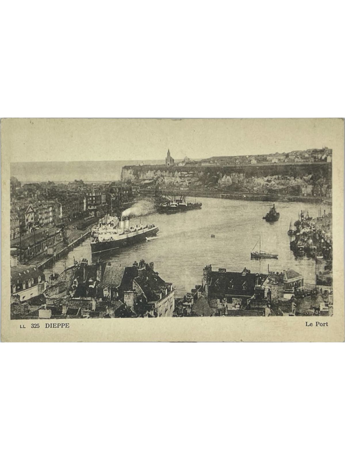 Recto de la carte postale