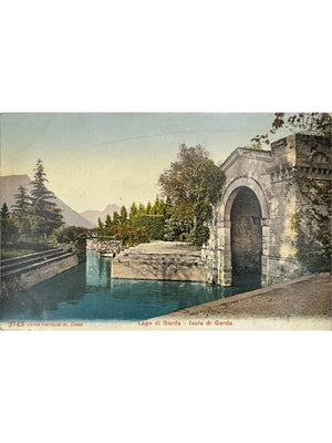 Lac de Garde – Isola di Garda – CPA colorisée Photoglob n° 3743