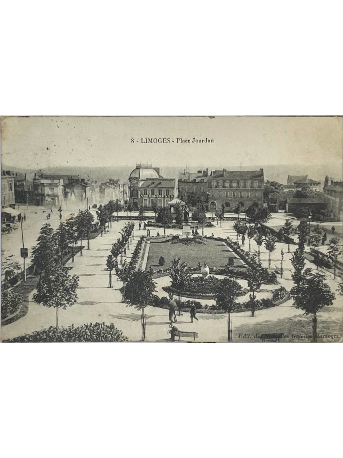 Recto de la carte postale