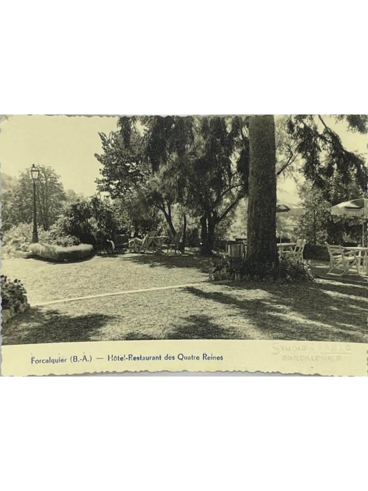 Recto de la carte postale