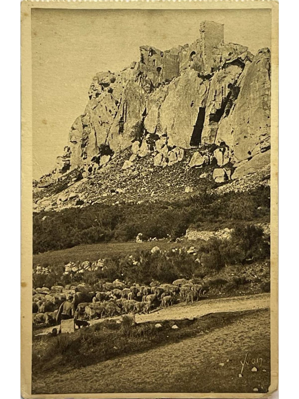 Recto de la carte postale