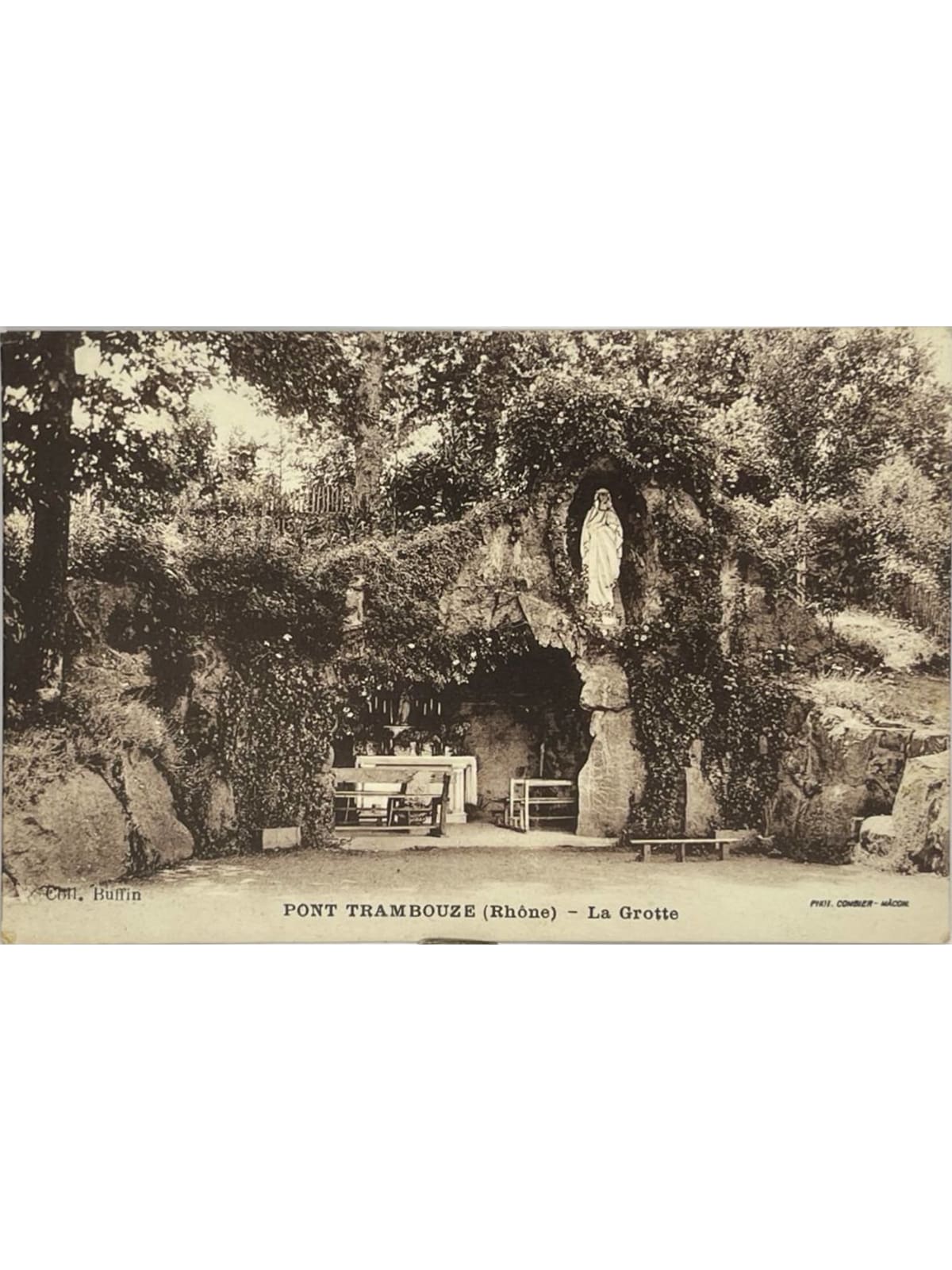 Recto de la carte postale