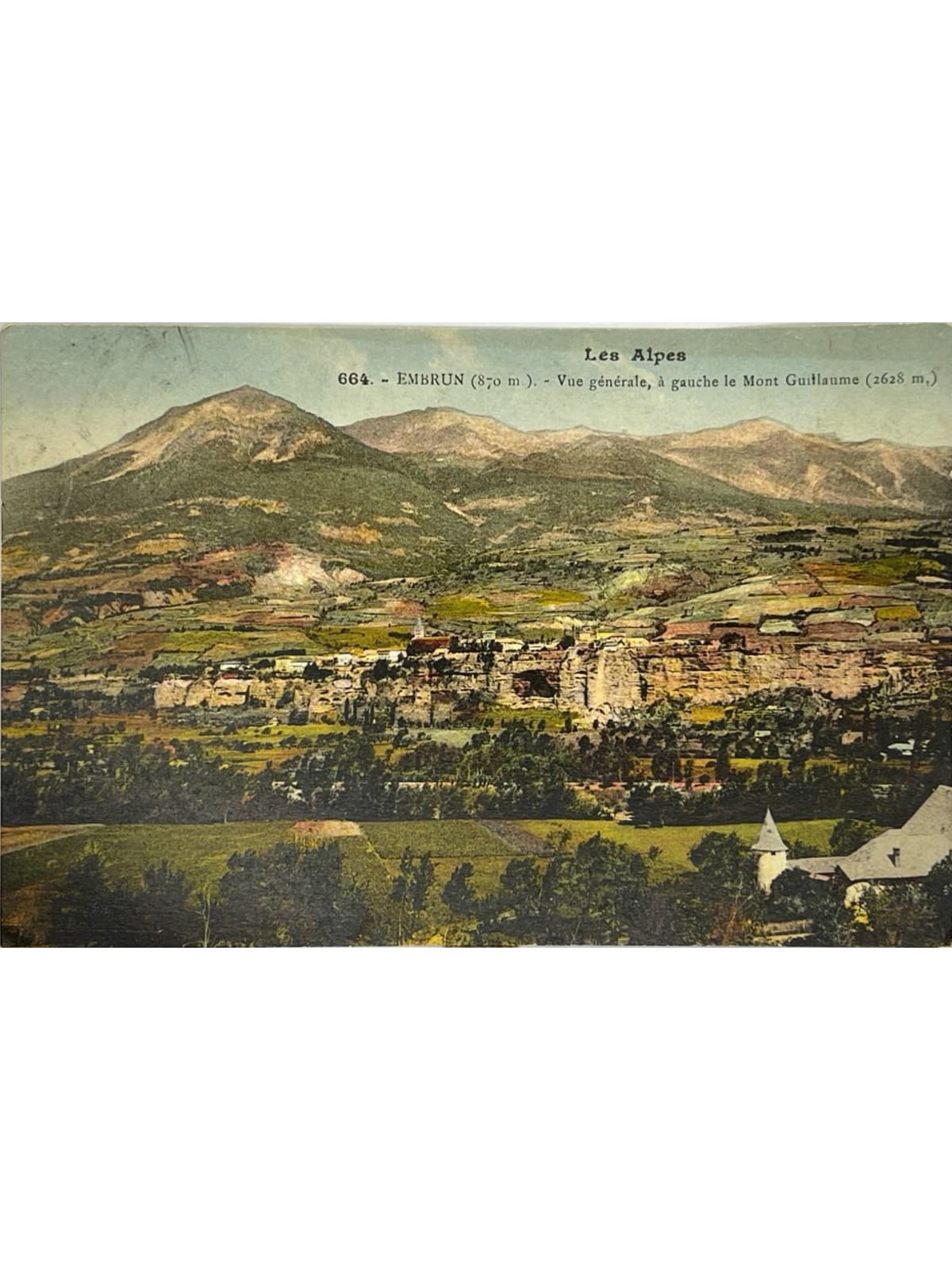 Recto de la carte postale