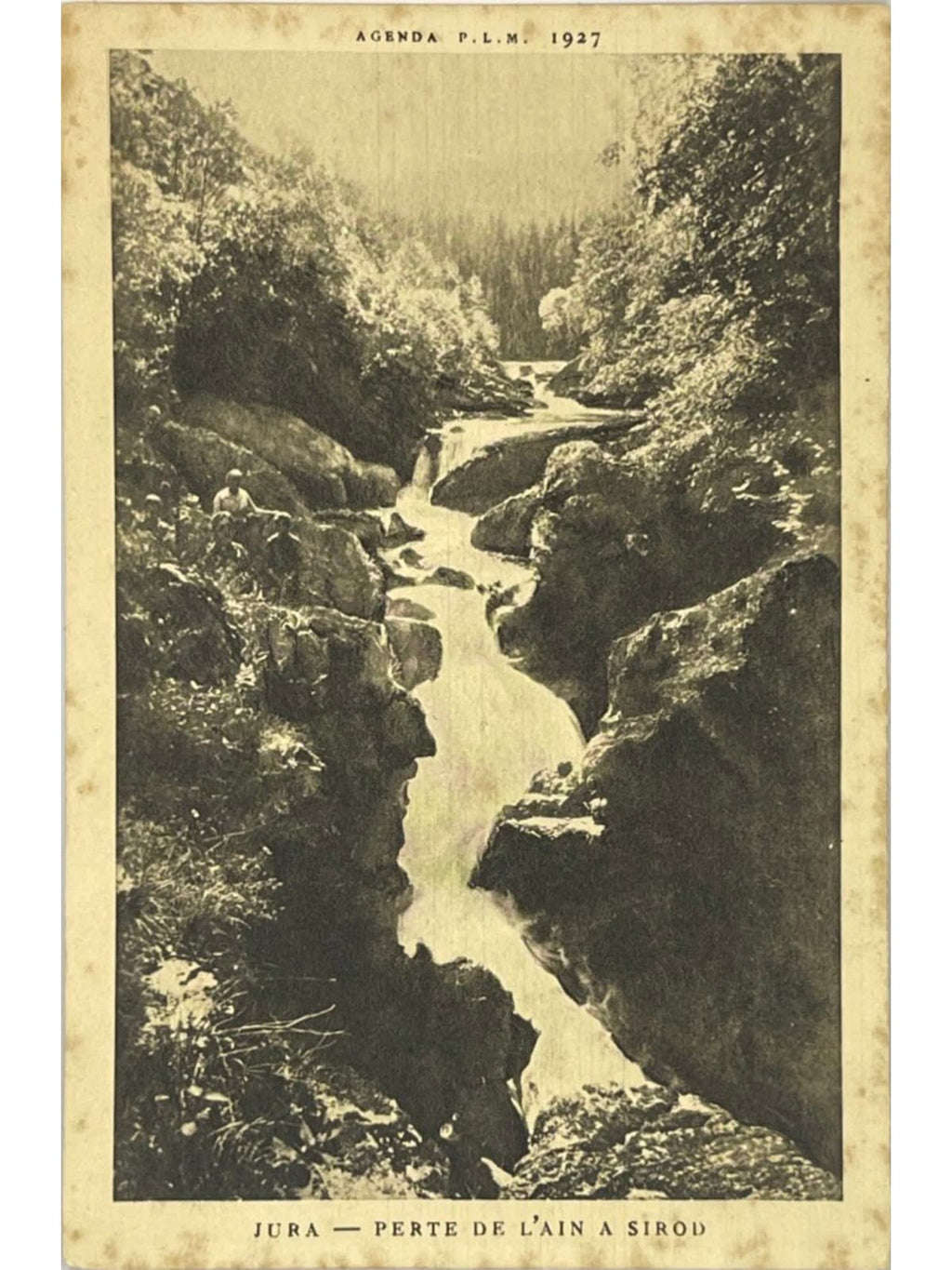 Recto de la carte postale