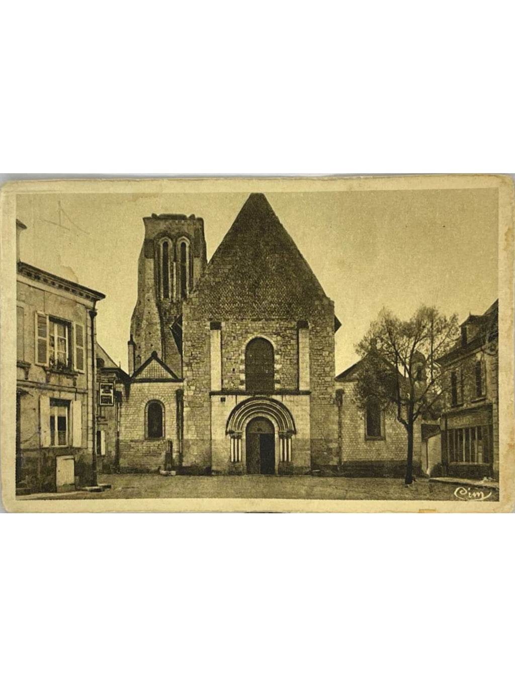 Recto de la carte postale