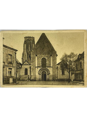 Bourgueil – Église Saint-Germain – Indre-et-Loire – Carte postale ancienne