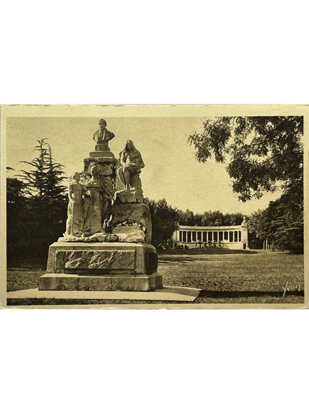 Recto de la carte postale