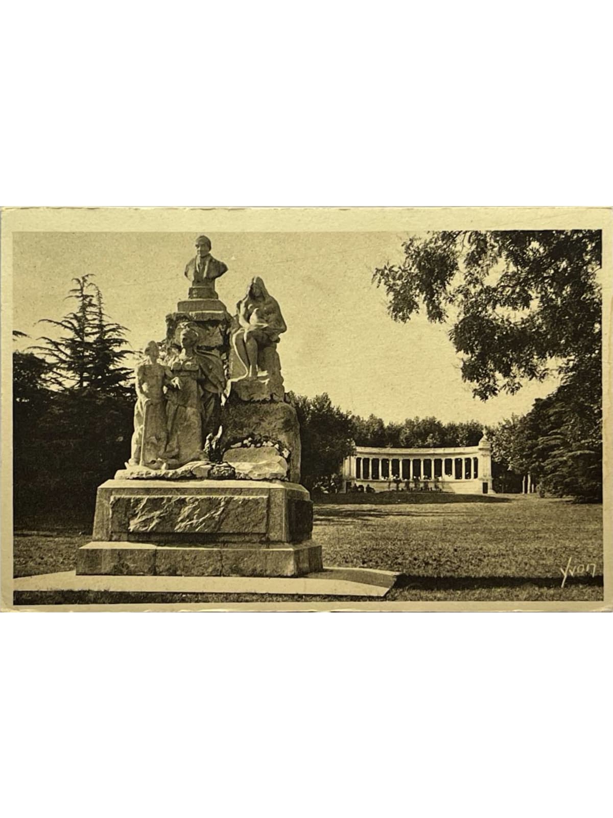 Recto de la carte postale
