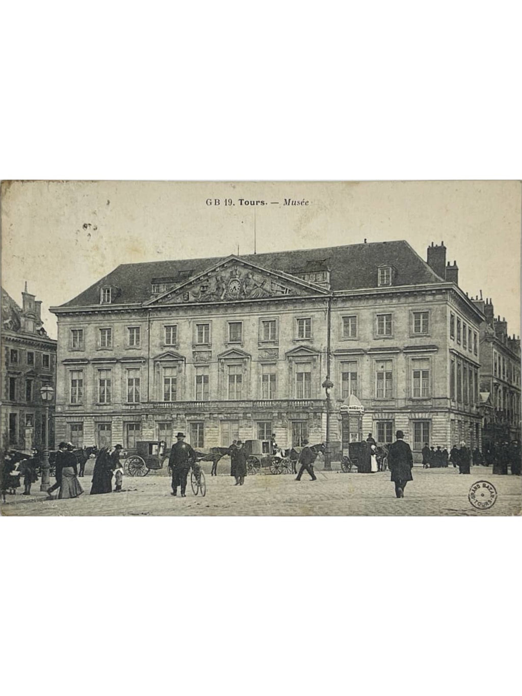 Recto de la carte postale
