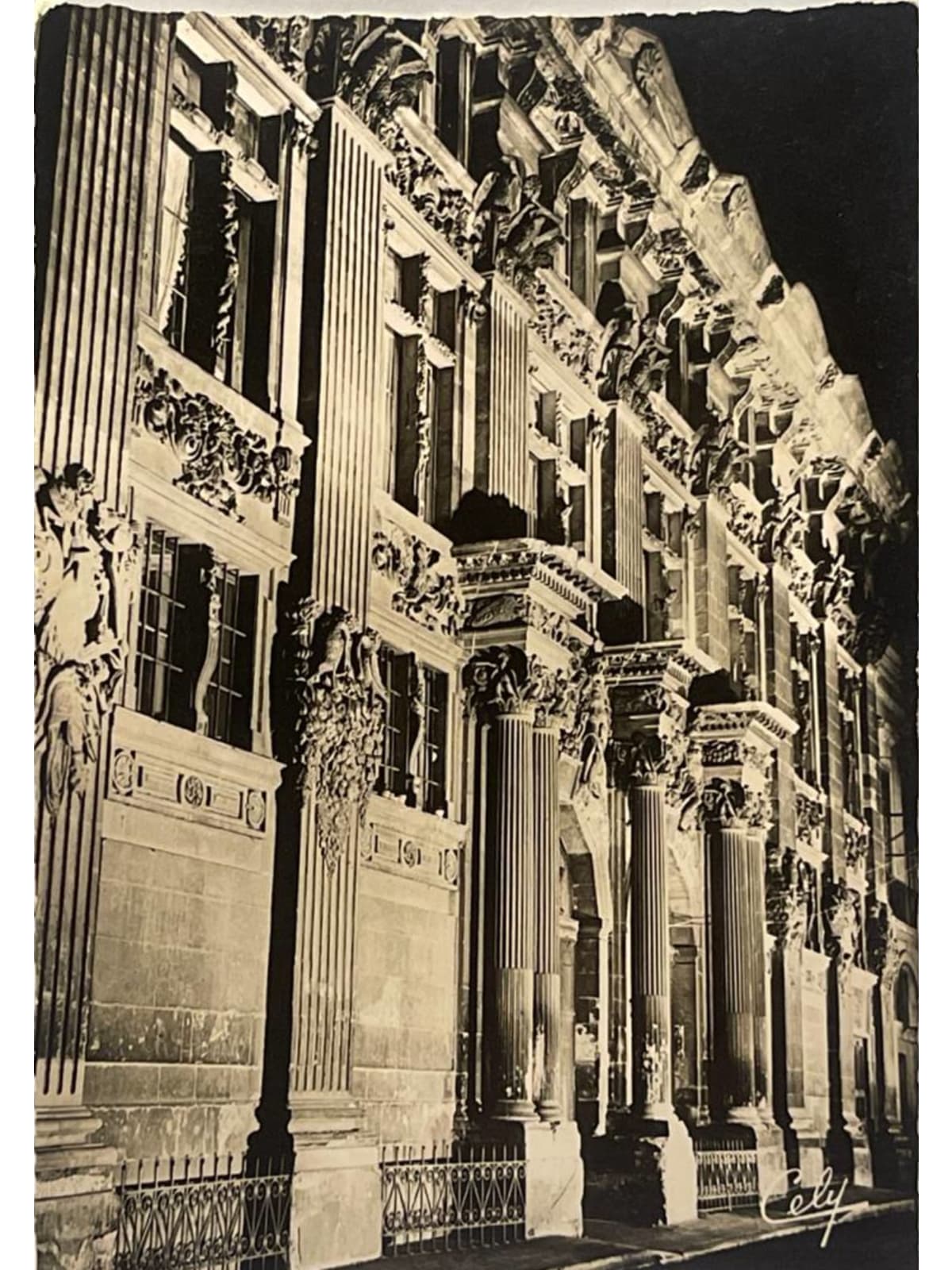 Recto de la carte postale