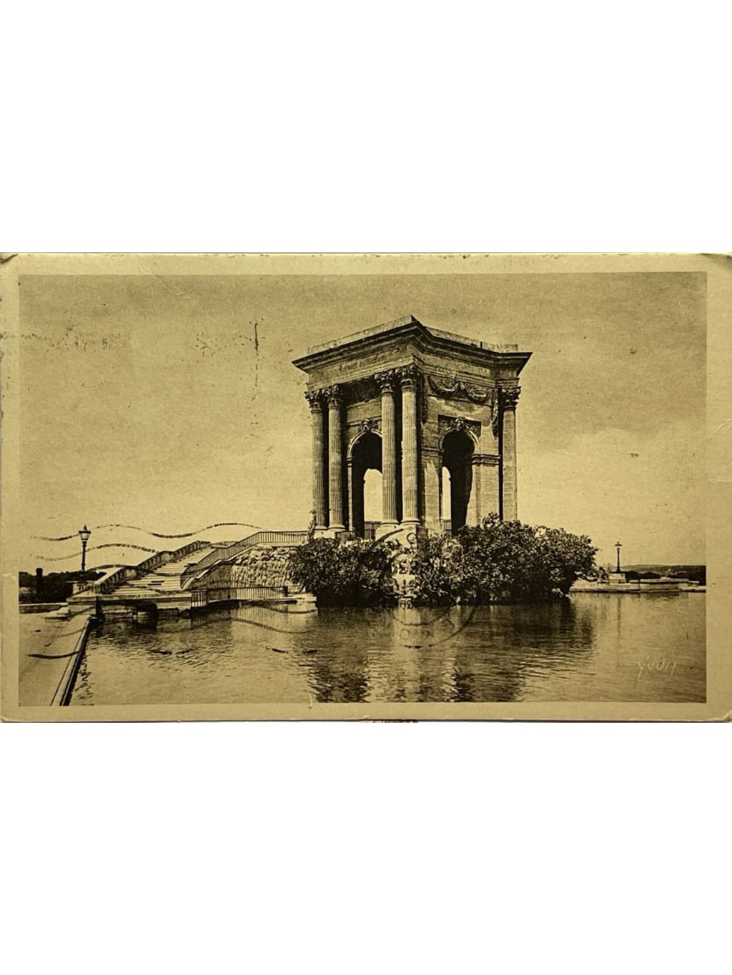Recto de la carte postale