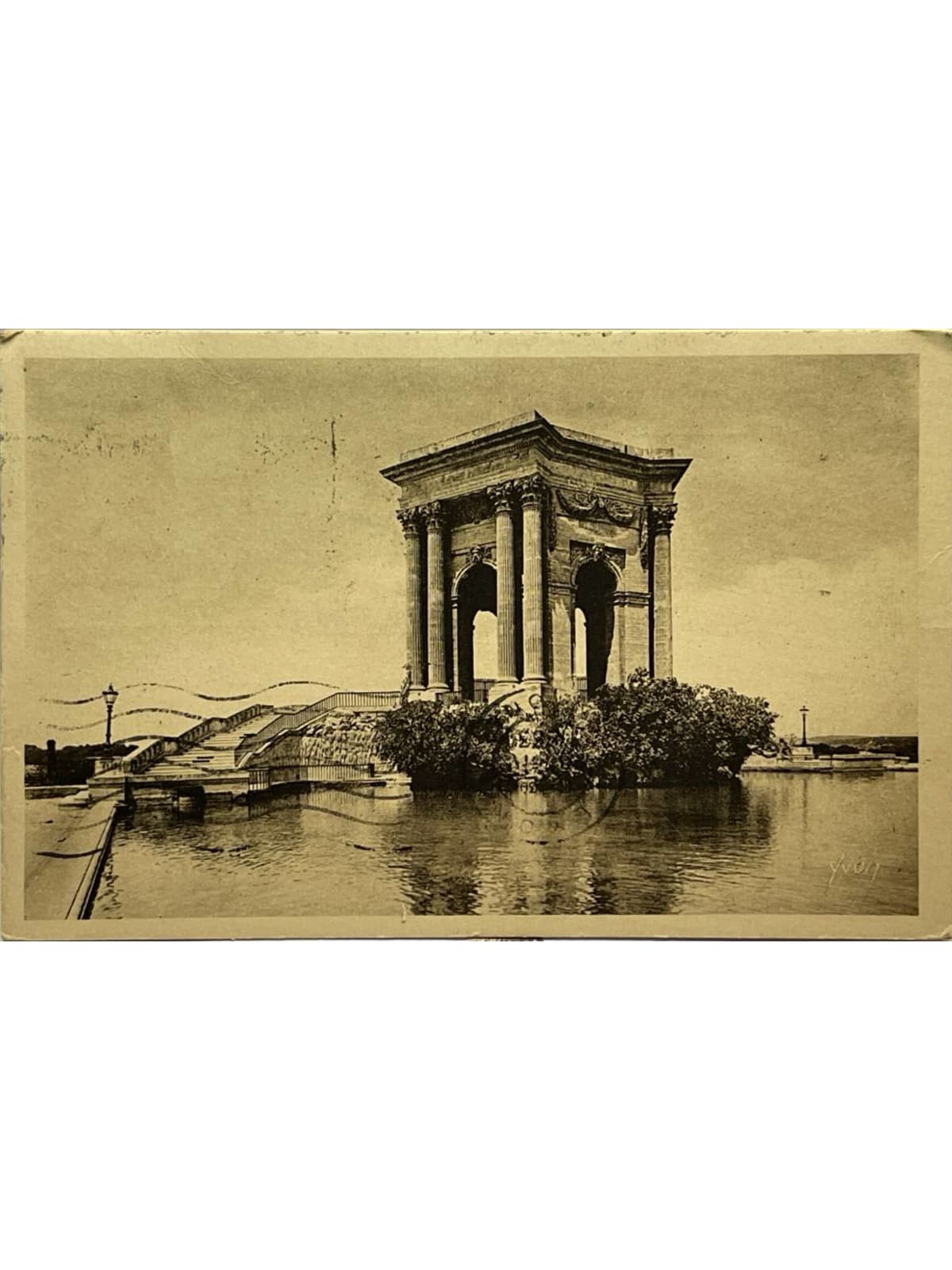 Recto de la carte postale