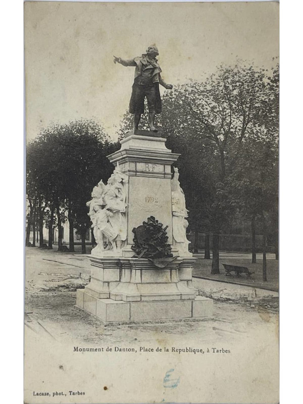Recto de la carte postale